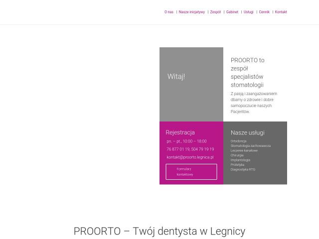 Zobacz PROORTO Ortodoncja i Stomatologia Estetyczna