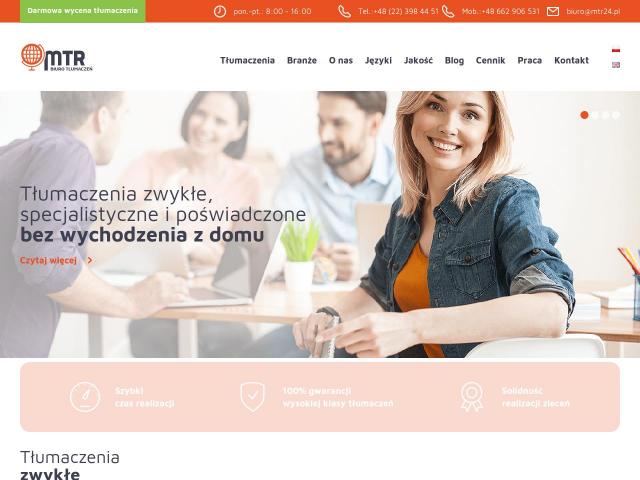 Zobacz Biuro Tłumaczeń MTR