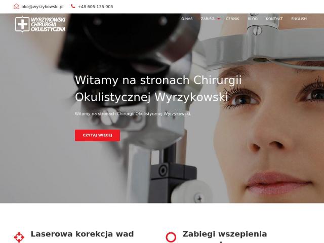 Zobacz Klinika Okulistyczna Zbigniew Wyrzykowski