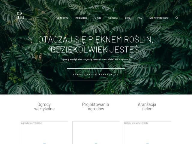 Zobacz CLEMATIS Architektura Krajobrazu