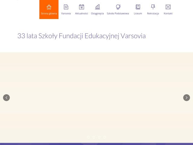 Zobacz Szkoły Fundacji Varsovia