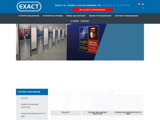 Zobacz EXACT Company Systemy reklamowe