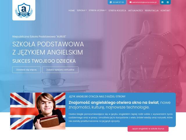 Zobacz AURUS Niepubliczna Szkoła Podstawowa